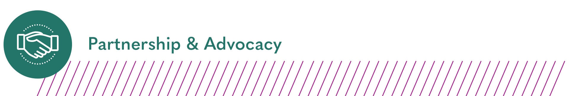 Partnership & Advocacy
