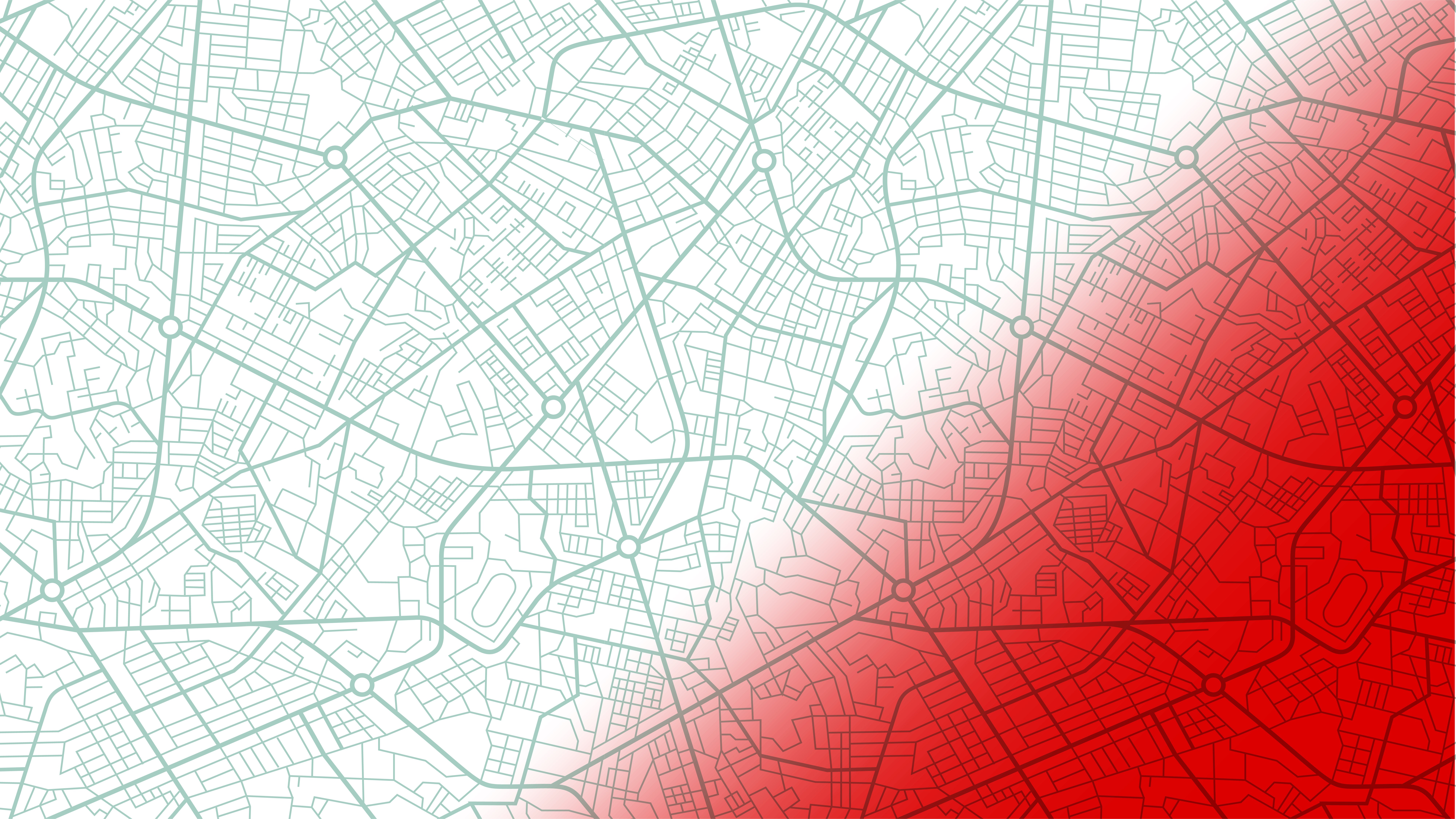 Redlined map